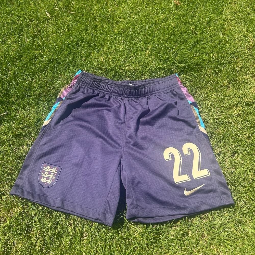 24/25 England Away Fan Version Shorts (Small) (#22)